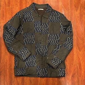 ONS X Post-imperial lightweight shirt jacket. Patchwork pattern.